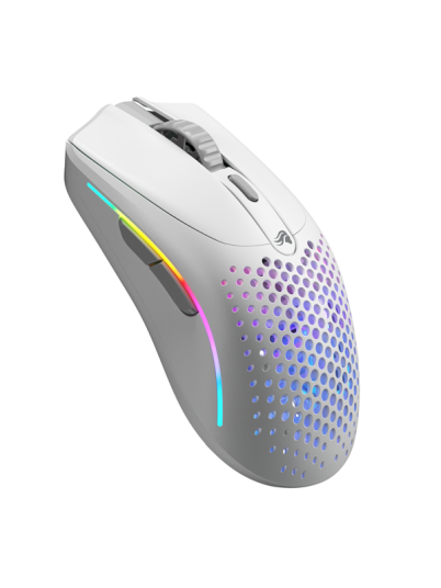 Glorious Model O 2 Mini trådløs gamingmus med 26000 DPI - Hvit