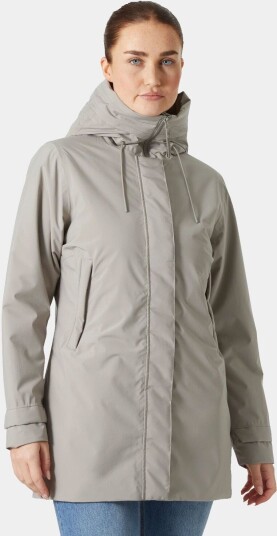 Helly Hansen Victoria Fôret Halvlang Regnjakke Dame Grå XS Helly Hansen Victoria Fôret Halvlang Regnjakke Dame Grå XS