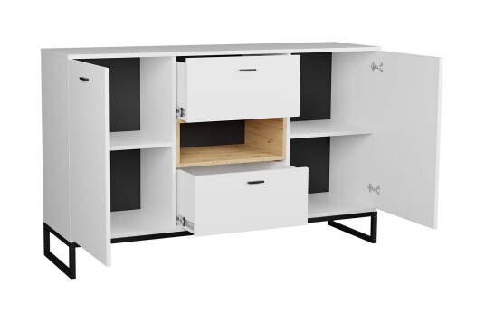 Kommode OLIER Hvit | tre / natur