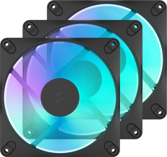 Fractal Design Dynamic 3 14 RGB Vifter 3-Pakke Svart