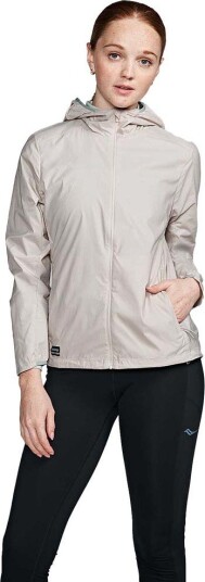 Saucony Women's Peregrine Packaway Jacket Oats S Saucony Women's Peregrine Packaway Jacket Oats S