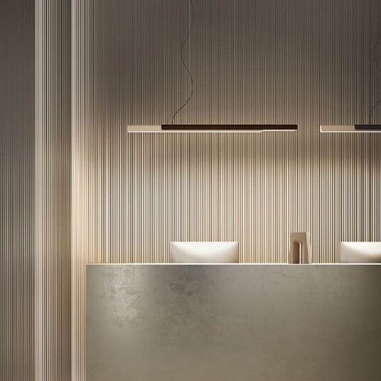 Dala Linear Pendel 2700K Sand/Wood   KDLN   Kjøkken   Design   Metall   Med en lyskilde