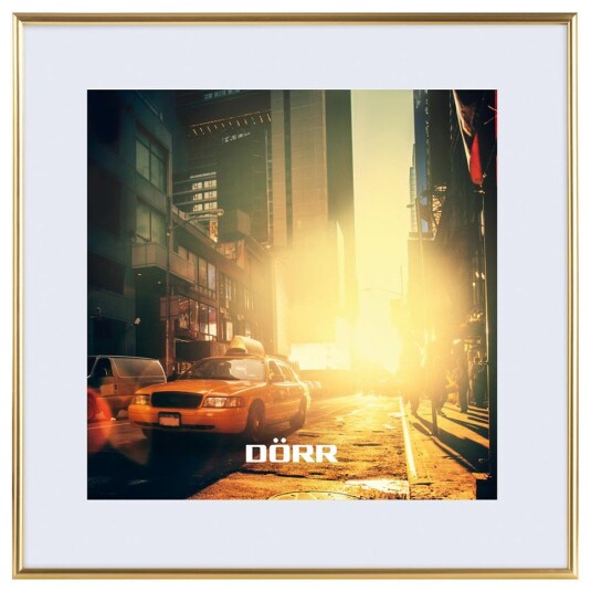 DÃRR New York Square Billedramme Plast 30x30cm Gull