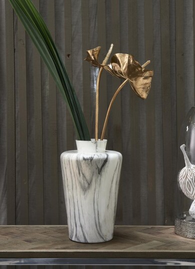 Riviera Maison Vase Marbled H32cm