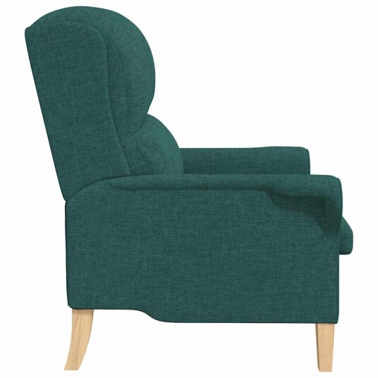 lenestol Mørkegrønn 76 x 94 x 102 cm stoff lenestol Mørkegrønn 76 x 94 x 102 cm stoff