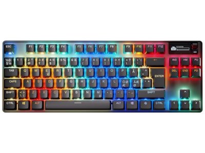 SteelSeries Apex Pro TKL Gen 3 Trådløst Gaming Tastatur med OmniPoint 3.0 og USB-C