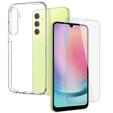 Samsung Galaxy A24 4G Northjo 2-i-1 Beskyttelsessett Klar