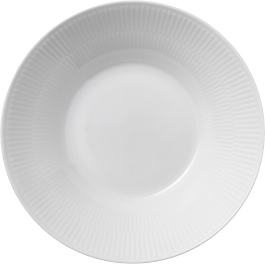 Royal Copenhagen White Fluted dyp tallerken 2 Diameter 24 cm Royal Copenhagen White Fluted dyp tallerken 2 Diameter 24 cm