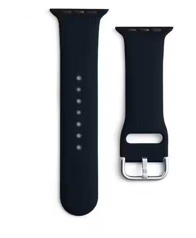Silikonarmbånd for Apple Watch - Svart