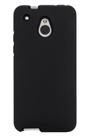 Case-Mate Tough - Beskyttende Deksel For Mobiltelefon - Silikon, Polykarbonat - Svart/Svart - For Htc One Mini