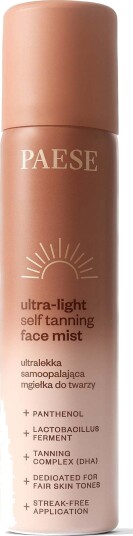 PAESE Ultra-Light Self-Tanning Face Mist 75 ml