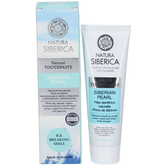 Økologisk tannkrem Nature Siberica Siberian Pearl 100g