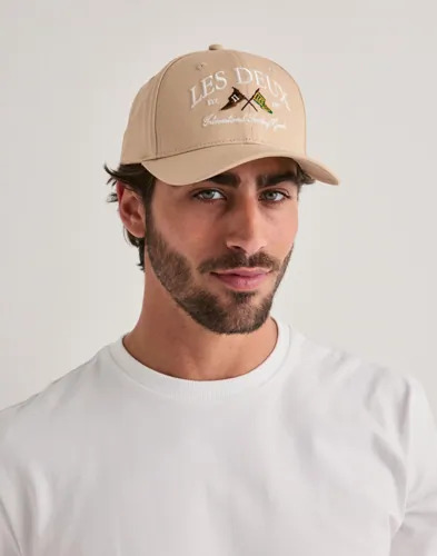 Les Deux Ivy League Organic Baseball Cap Capser Beige