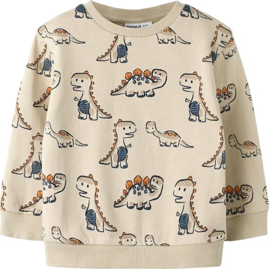 Name It Collegegenser NmmFidino Peyote Name It 7 8 år (122 128) Collegegenser Beige