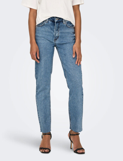 ONLY Onlemily Hw St Rw Cr An Mae06 Noos - Blue - 30 x 30