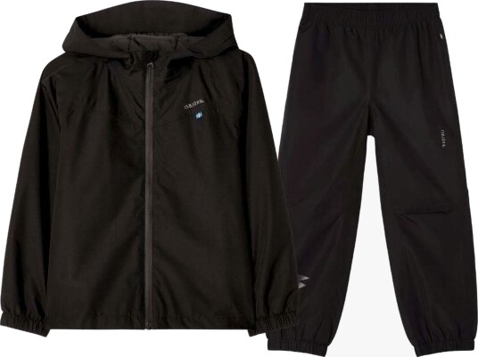 ISBJÖRN of Sweden Drizzle Rain Set   Black   164 CL