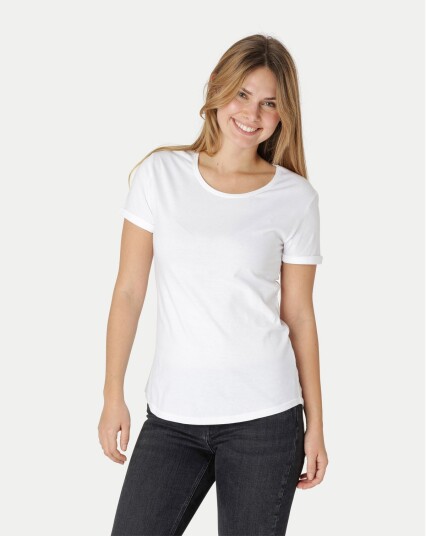 Neutral Organic - Ladies Roll Up Sleeve T-shirt Hvit