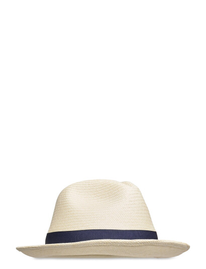 Wigéns Panama Trilby Hat - Blue - S
