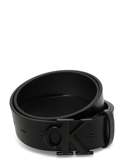 Calvin Klein Ck Buckle Tumbled 35Mm   Black   110