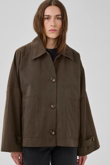 My Essential Wardrobe Lyonmw Os Short Jacket Brown 42 44 My Essential Wardrobe Lyonmw Os Short Jacket Brown 42 44