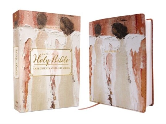 Amplified Holy Bible Anne Neilson Angel Art Series Leathersoft Blush