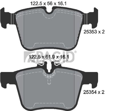 PAGID T2379N Bremseklosser PAGID T2379N Bremseklosser
