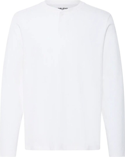 Blend Bhlewis L/S Structure Gd Tee   SNOW WHITE   L