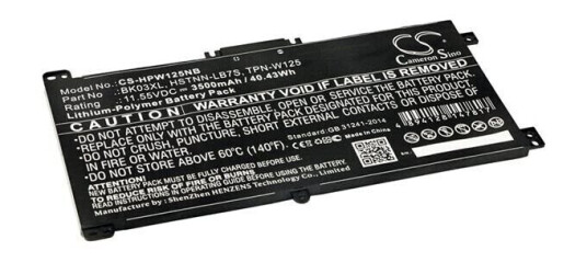 HP Pavilion x360 14-ba016na batteri (3500 mAh 11.55 V, Sort)