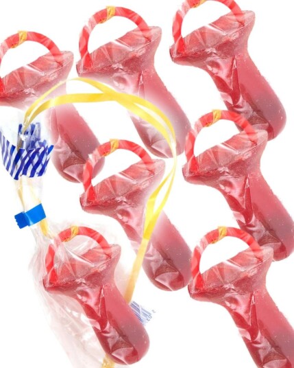 36 stk Big Red Dummy   Røde Klare Godterismokker med Fruktsmak   Hel Eske 2,16 kg