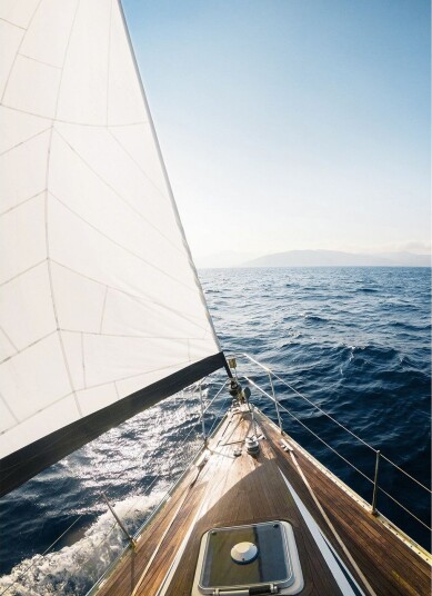 BILDE Yacht 55x07 cm