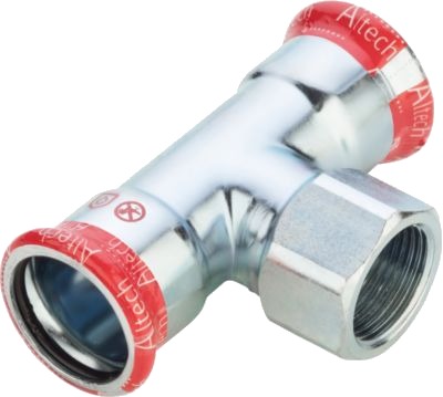 42Mmx1x42mm Fz Tee Pres/Mf/Pres St . Til Varme Og Kølesystemer