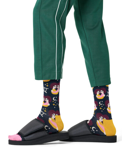 Happy Socks Gemini Sock - Navy - 41-46 Happy Socks Gemini Sock - Navy - 41-46