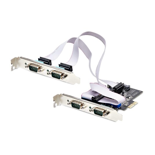 STARTECH 4-PORT SERIAL PCIE CARD PCI EXPRESS RS232/RS422/RS485 CARD CTLR STARTECH 4-PORT SERIAL PCIE CARD PCI EXPRESS RS232/RS422/RS485 CARD CTLR