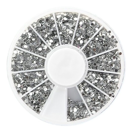 Rhinestone 1,5 mm sølv Rhinestone 1,5 mm sølv