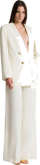 Alberta Ferretti Dame Bukser Hvit M,