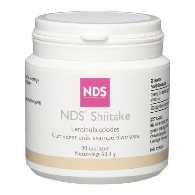 NDS Shiitake 90 tabletter NDS Shiitake 90 tabletter