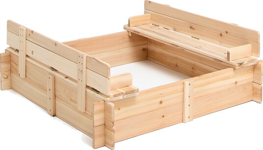 Woodlii Sandkasse med Lokk & Benk Woodlii Sandkasse med Lokk & Benk