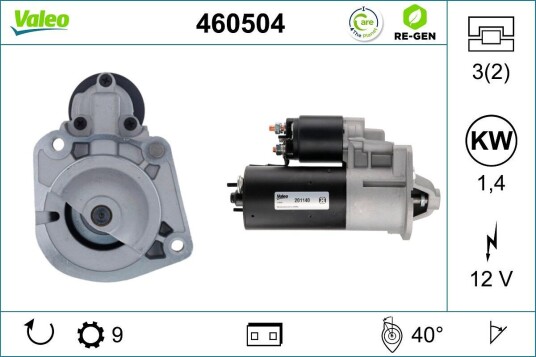 Starter VALEO 460504 Starter VALEO 460504