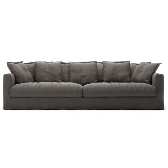 Decotique Le Grand Air 4 Seter Sofa Lin Smokey Granite