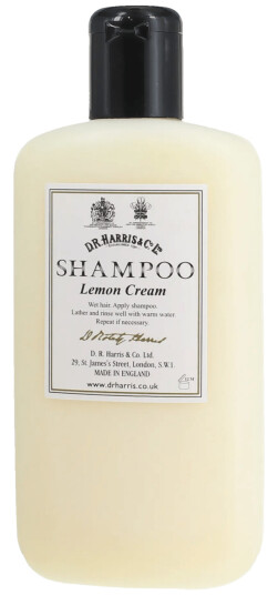 D. R. Harris Lemon Cream sjampo - Til normalt og oljete hår 250ml