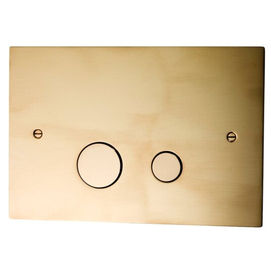 Tapwell Duo112 Betjeningsplate Geberit Oksiderende Messing Tapwell Duo112 Betjeningsplate Geberit Oksiderende Messing