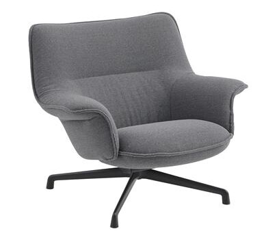 Muuto Muuto Doze Lenestol Lav Rygg Ocean 80/antrasitt Svart Muuto Muuto Doze Lenestol Lav Rygg Ocean 80/antrasitt Svart