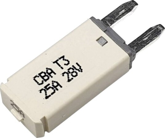 Hansor Automatsikring Mini Type 3, Manuell Reset 25A Cba3 (Hvit) 1 Stk Hansor Automatsikring Mini Type 3, Manuell Reset 25A Cba3 (Hvit) 1 Stk