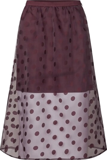 STINE GOYA 2069 Organza Elasticated Waistband   Burgundy   XL