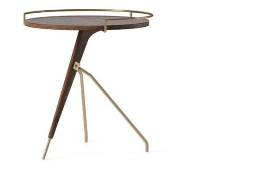 Audo Copenhagen Umanoff sidebord valnøtt-polert messing 45 cm