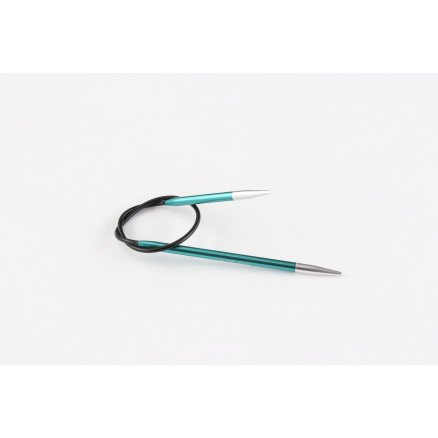 KnitPro Zing Asymmestriske Rundepinner 25 cm 3,25mm