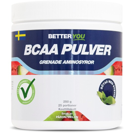Better You Naturligt BCAA Pulver Päron/Melon 250 g Better You Naturligt BCAA Pulver Päron/Melon 250 g