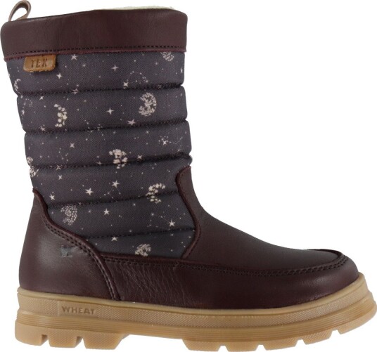 Wheat Vintersko Koa Tex Plum Trøffelstjerner Wheat 28 Vinterstøvler Bordeaux Lilla