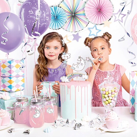 PartyDeco Dekorasjonssett Unicorn - 35 deler
