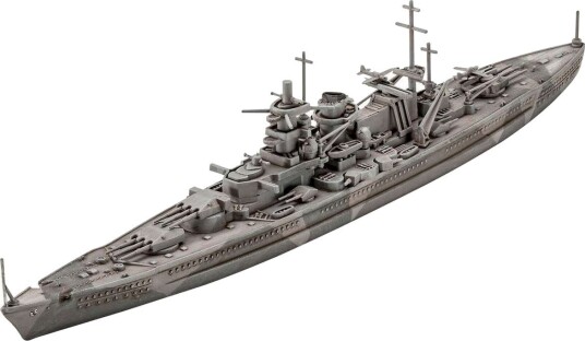 Revell Slagskipet Gneisenau Byggesett 1:1200 48 Deler
